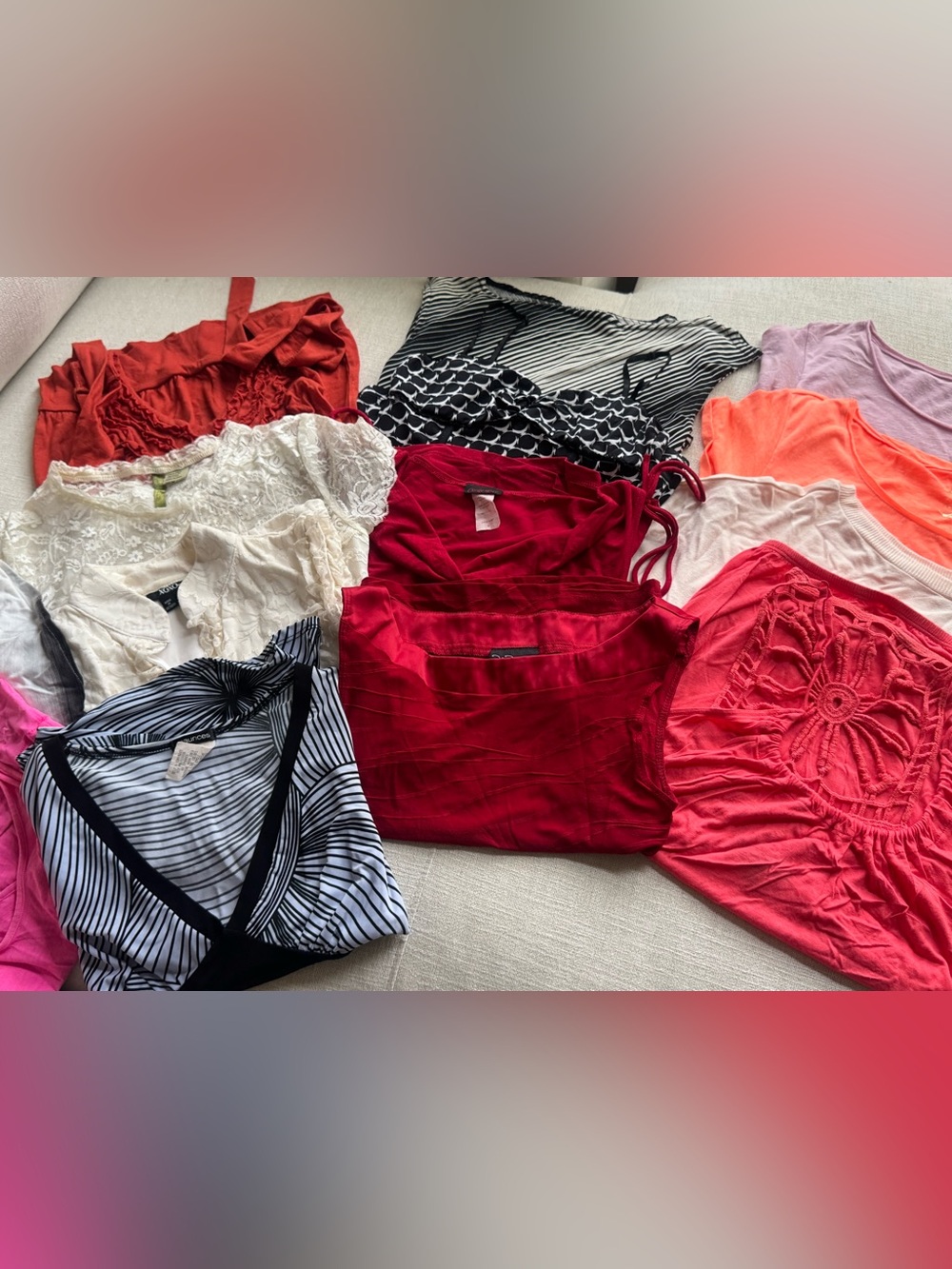 Pink Express Aeropostale Juniors Women’s Shirt Tank Tops Lot of 14 XS/S